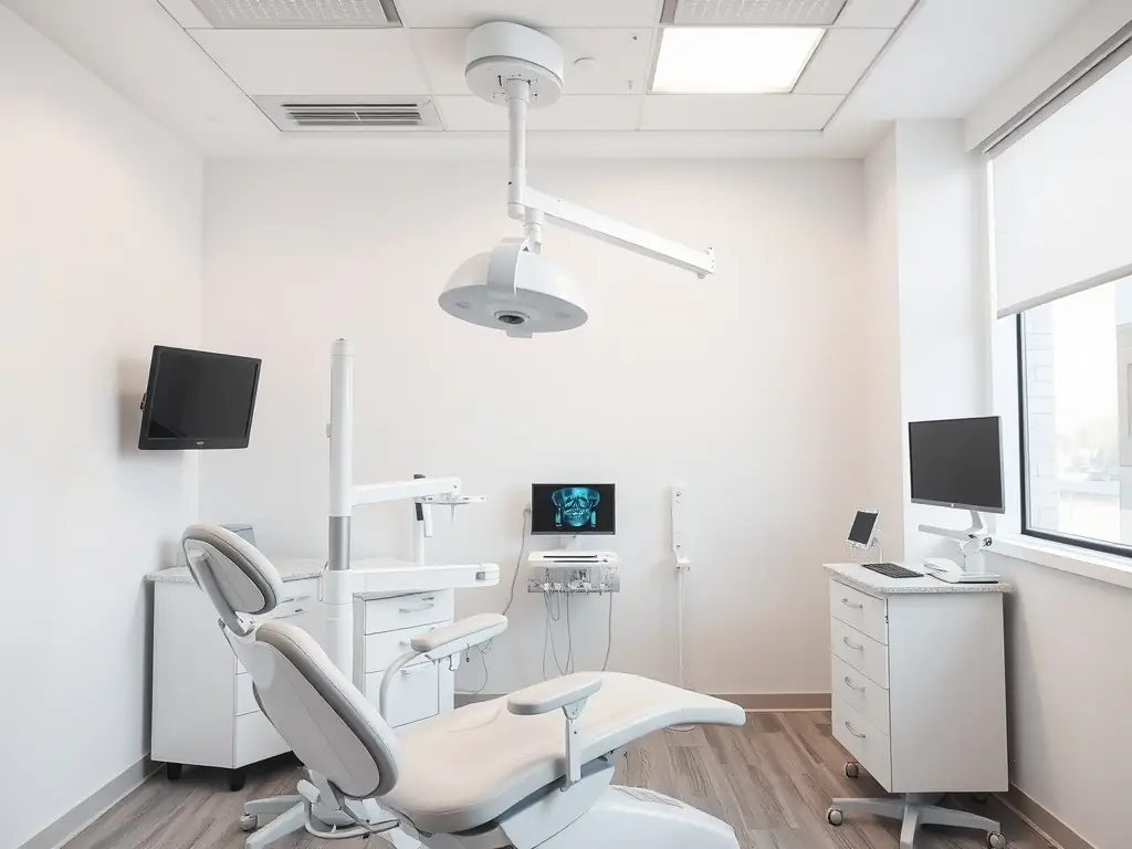 A state-of-the-art dental operatory in Chicago, Illinois, showcasing Advancedental1's commitment to advanced technology.